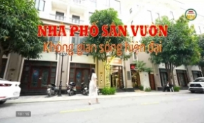 Nhà phố sân vườn – Không gian sống hiện đại