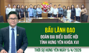 Thời sự Hưng Yên Chủ nhật ngày 5/4/2026