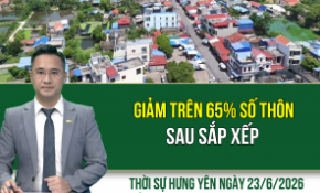Thời sự Hưng Yên thứ Ba ngày 23/6/2026