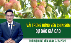 Thời sự Hưng Yên thứ Bảy ngày 02/05/2026