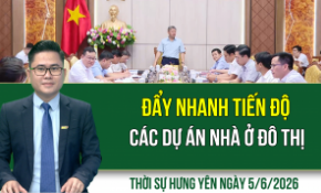 Thời sự Hưng Yên thứ Sáu ngày 5/6/2026