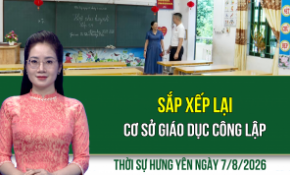 Thời sự Hưng Yên thứ Sáu ngày 7/8/2026