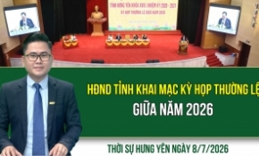 Thời sự Hưng Yên thứ Tư ngày 8/7/2026