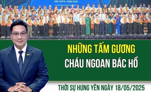 Thời sự Hưng Yên Chủ nhật ngày 18/05/2025