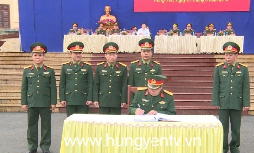 Hưng Yên ra quân huấn luyện, phát động thi đua tiếp bước chiến sỹ Điện Biên