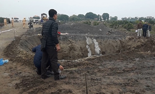 Phát hiện xác chết trên công trường xây dựng ở thành phố Hưng Yên