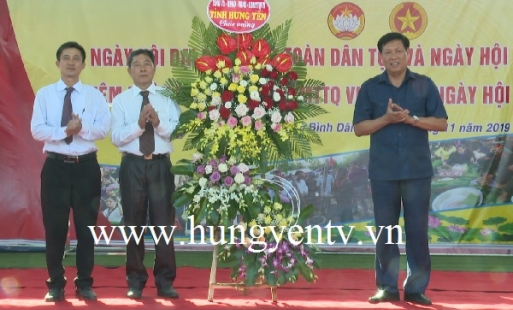 Lãnh đạo tỉnh Hưng Yên dự ngày hội Đại đoàn kết toàn dân tộc tại các khu dân cư trên địa bàn tỉnh