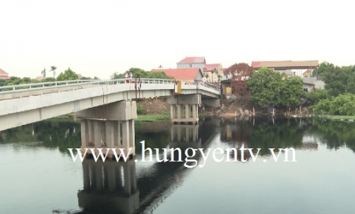 Tình trạng ô nhiễm sông Bắc Hưng Hải qua xã Bắc Sơn, huyện Ân Thi