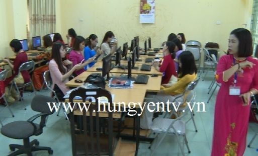 56 giáo viên mầm non Hưng Yên đua tài dạy giỏi