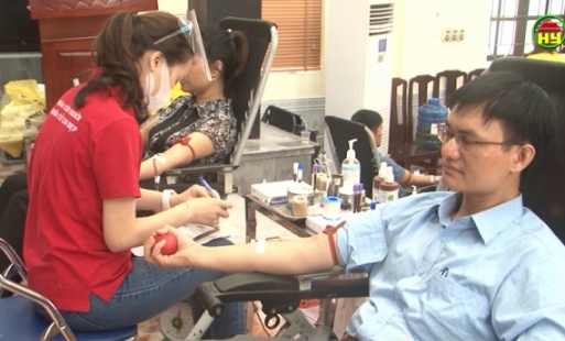 Thu 392 đơn vị máu trong ngày hội hiến máu tình nguyện ở TP Hưng Yên