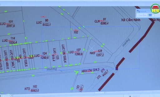 Xã Cẩm Ninh cấp giấy chứng nhận đất nông nghiệp đạt thấp