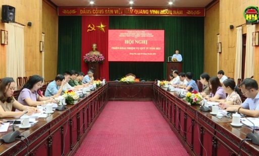 Giao ban công tác dân vận quý III năm 2023