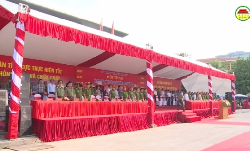 Khai mạc Hội thao kỹ thuật chữa cháy và cứu nạn cứu hộ năm 2023