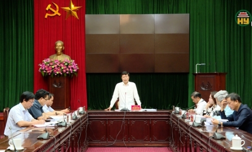 Phiên họp thứ nhất, Tổ Biên tập Văn kiện Đại hội Đảng bộ tỉnh Hưng Yên lần thứ XX
