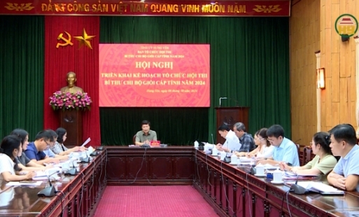  Triển khai kế hoạch tổ chức Hội thi Bí thư chi bộ giỏi cấp tỉnh