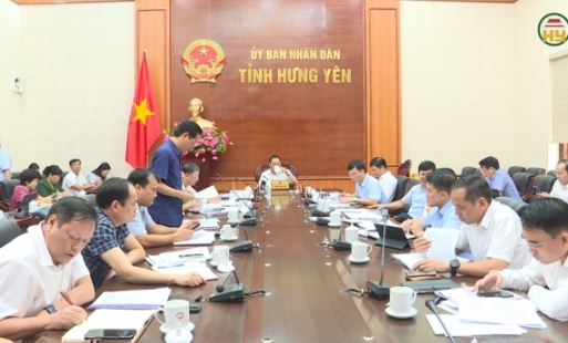UBND tỉnh Hưng Yên họp giao ban hướng dẫn thi hành một số Luật và xem xét một số nội dung quan trọng