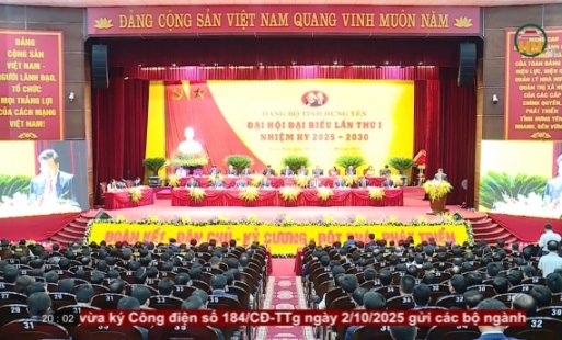 Đại hội đại biểu Đảng bộ tỉnh Hưng Yên lần thứ I