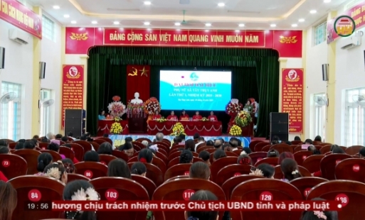 Đại hội đại biểu Hội Liên hiệp phụ nữ xã Tây Thuỵ Anh lần thứ I