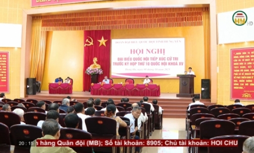 Đoàn Đại biểu Quốc hội tiếp xúc cử tri