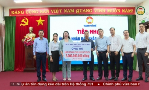 Hưng Yên hỗ trợ tỉnh Quảng Trị và thành phố Huế