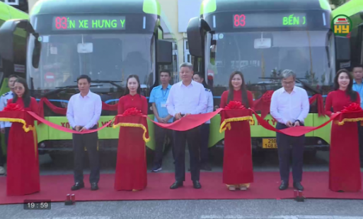Khai trương tuyến bus điện Hưng Yên – Hà Nội 