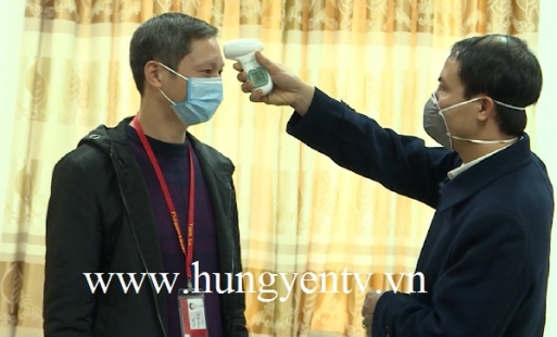 Tiên Lữ chủ động cách ly, nắm tình hình những người từ Trung Quốc về địa phương