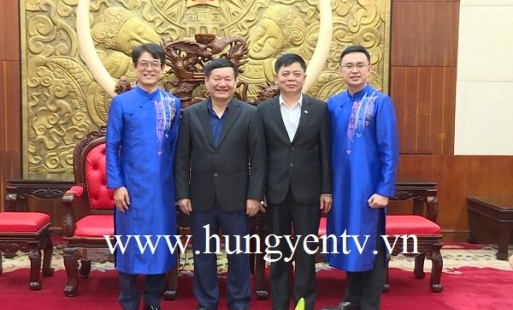 Chủ tịch UBND tỉnh Nguyễn Văn Phóng làm việc với Công ty TNHH TOTO Việt Nam