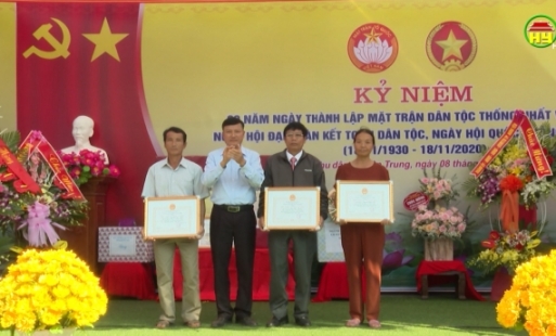 Thôn Tân Trung xã Phú Cường, TP Hưng Yên tổ chức ngày hội đại đoàn kết toàn dân.
