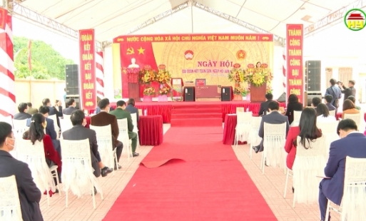 Khu dân cư  Ba Đông tổ chức ngày hội đại đoàn kết toàn dân 