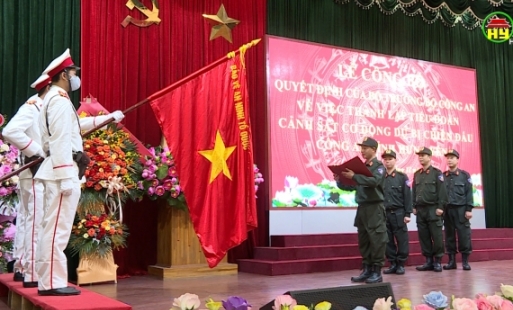 Thành lập Tiểu đoàn Cảnh sát cơ động dự bị chiến đấu