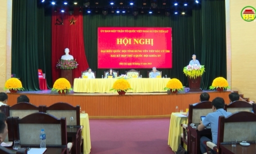 Đại tướng Tô Lâm trả lời kiến nghị của cử tri huyện Tiên Lữ 
