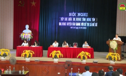 Đại biểu HĐND tỉnh tiếp xúc cử tri xã Mễ Sở