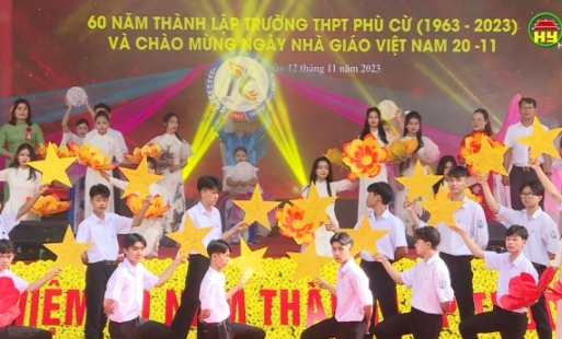 Trường THPT Phù Cừ kỷ niệm 60 năm thành lập 