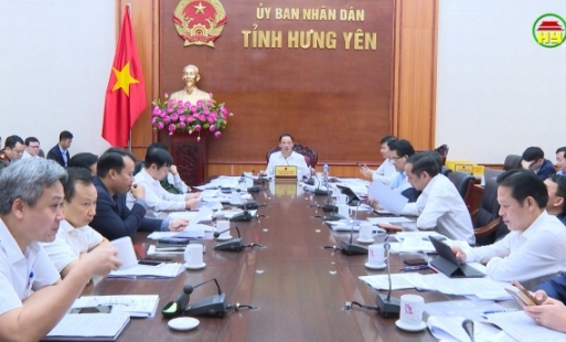 UBND tỉnh Hưng Yên tổ chức giao ban cho ý kiến về kế hoạch tài chính ngân sách nhà nước