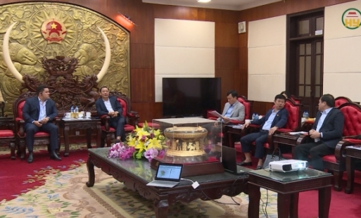Chủ tịch UBND tỉnh Hưng Yên làm việc với nhà đầu tư Châu Âu về xây dựng chiến lược giảm phát thải các-bon 