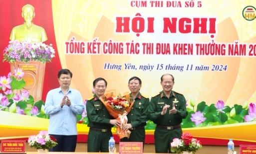 Hội CCB Cụm thi đua số 5 tổng kết công tác Thi đua khen thưởng năm 2024 
