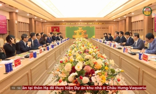 Bí thư Tỉnh ủy làm việc với doanh nghiệp nước ngoài