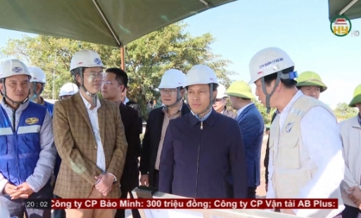 Kiểm tra tiến độ dự án cao tốc CT 08