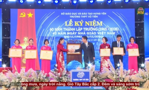 Kỷ niệm 60 năm thành lập trường THPT Vũ Tiên 