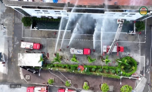 Sẵn sàng cho diễn tập chữa cháy và cứu nạn, cứu hộ