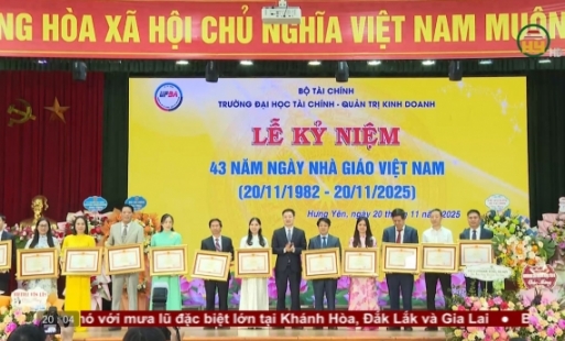 Trường Đại học Tài chính – Quản trị kinh doanh kỷ niệm ngày Nhà giáo Việt Nam