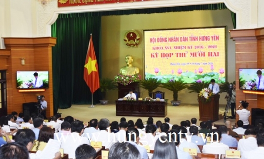Khai mạc Kỳ họp thứ 12 - HĐND tỉnh Hưng Yên khóa XVI