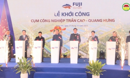 Khởi công cụm công nghiệp Trần Cao – Quang Hưng