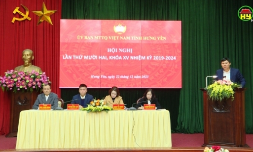 Ủy ban MTTQ Việt Nam tỉnh Hưng Yên triển khai nhiệm vụ, công tác năm 2024