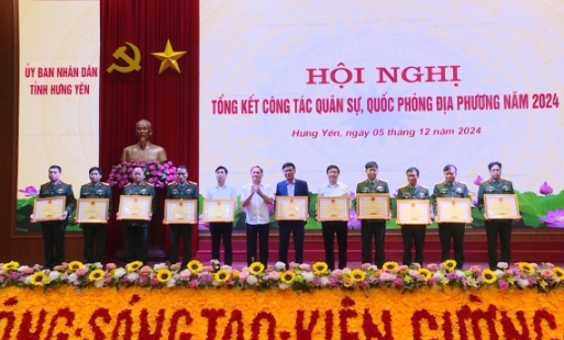 Hưng Yên tổng kết công tác quốc phòng, quân sự địa phương năm 2024