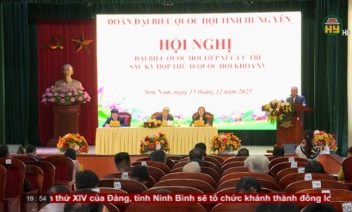 Đại biểu Quốc hội tiếp xúc cử tri tại phường Sơn Nam