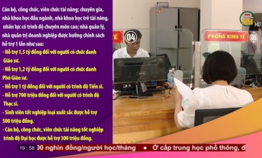 Chính sách thu hút nhân tài