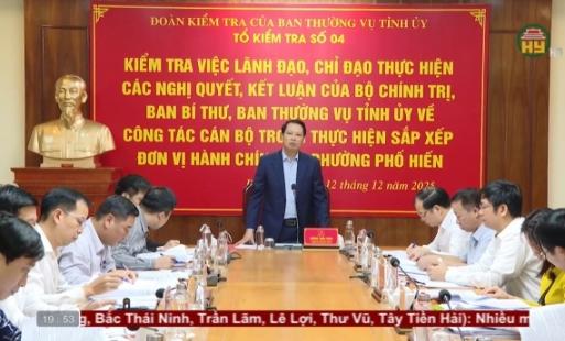 Kiểm tra việc thực hiện công tác cán bộ