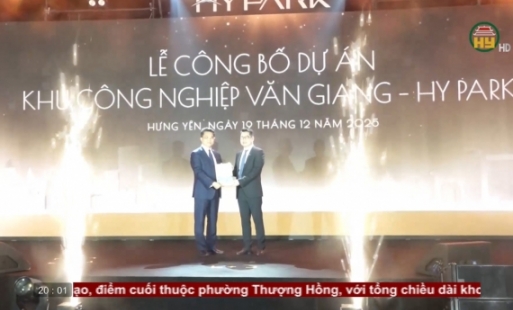 Lễ công bố dự án khu công nghiệp Văn Giang - Hy Park