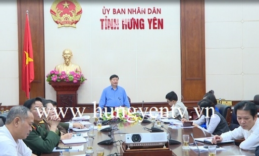 Chủ tịch UBND tỉnh Nguyễn Văn Phóng chủ trì hội nghị trực tuyến phòng, chống dịch Covid- 19